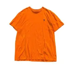 7SM1【Ralph Lauren】ロゴ刺繍Tシャツ　シングルステッチ　古着