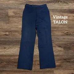 希少 ヴィンテージ ドレススラックス TALON ヘリンボーン フレアパンツのサムネイル