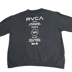 RVCA ブラック トレーナー Lサイズ