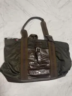 Orobianco クロコ型押し トートバッグ ブラウン - メルカリ