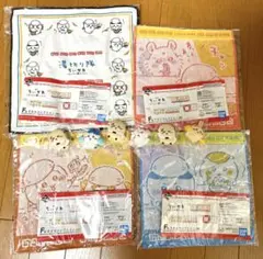 ちいかわ 一番くじ タオル コレクション 4点＋はさむんです6点＋シール8点