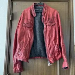 GIORGIO BRATO ライダースジャケット　ボルドー