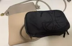 エレガンス　ノベルティ　プレミアムマルチポシェット ダブルファスナーポーチ