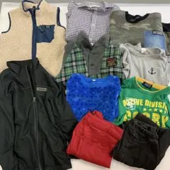 キッズ　男の子　130サイズ　10枚　まとめ売り　ジャケット　トレーナー　パンツ