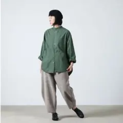 美品✨ヴェリテクール Veritecoeur スタンドカラーシャツ Mのサムネイル