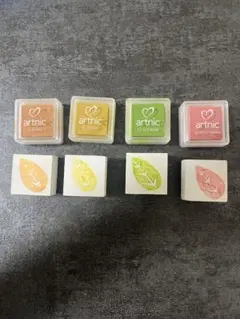 結婚証明書　artnic スタンプセット 4色スタンプ台付き