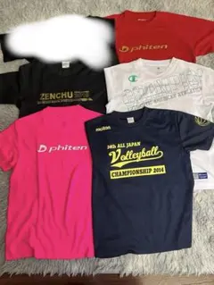 バレーボールシャツセット 5枚