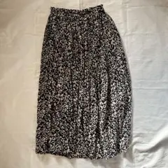 heathr アニマルスカート　プリーツスカート