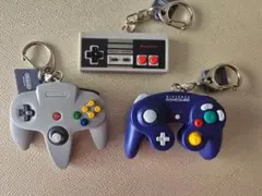 ニンテンドーミュージアム ゲームハード キーホルダー ３個セット 箱なし