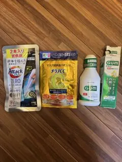 Attack ZERO、メラノCC高保湿パック、GUMデンタルリンスとペースト！