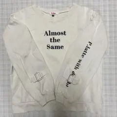 PINK-latte 裏起毛トレーナー　アイボリー　M/165 長袖