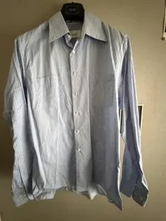 ロングシャツ ストライプ