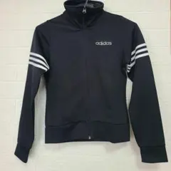 美品♡adidas アディダス トラックジャケット ブラック ラインストーンロゴのサムネイル