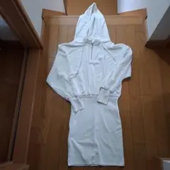 INGNI フード付きリブニットワンピース M