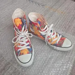 CONVERSE フラワープリント ハイカットスニーカー