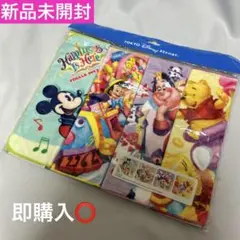 【新品未開封】ディズニーリゾート ミッキー ハピネスイズヒア　タオル 4枚セット