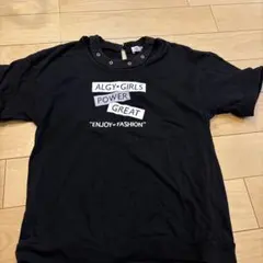 ALGY グラフィックTシャツ 黒