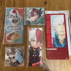 ヒロアカ　轟　十傑　アクリルマグネット　絵札缶バッジ　アクリルスマホスタンド