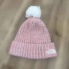 THE NORTH FACE ピンクニット帽子