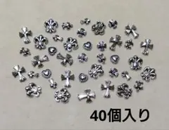 ネイルパーツ　合金　クロス 増量