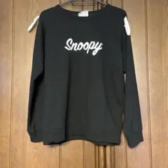 Snoopy スウェット ブラック