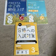 最新号！3月号　中2 中学ポピー　中学2年生 総仕上げ　総まとめ　問題　復習