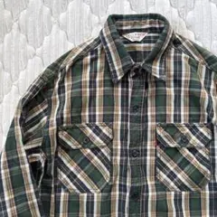 リーバイス レッドタブ チェックネルシャツ M