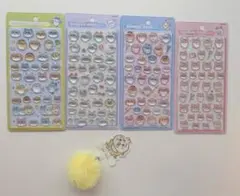 ちいかわ　ボンボンドロップシール　第二弾コンプリートセット４枚　ぽんぽんチャーム