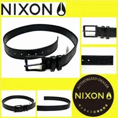 新品正規 NIXON 本革ベルト NC2310000 黒 ブラック フリーサイズのサムネイル