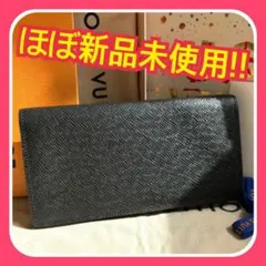 【ほぼ新品】新型 ルイヴィトン タイガ ポルトフォイユ ロン 長財布 ノワール