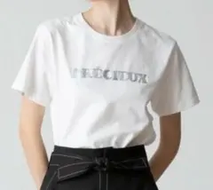 PRÉCIEUX ロゴ 刺繍 半袖 Tシャツ ホワイトのサムネイル