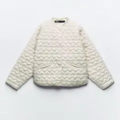 ZARA キルティングアウター　ハート