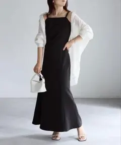 ブラックキャミワンピース ロングのサムネイル