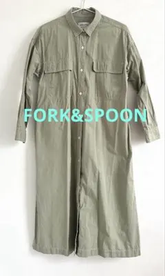 アーバンリサーチドアーズ　FORK&SPOON ミリタリーシャツワンピース