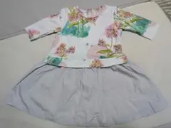 hakka baby 花柄ワンピース 90cmのサムネイル