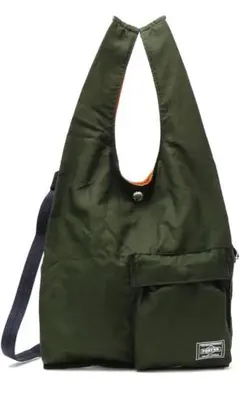 PORTER / BAGGER CVS BAG エコバッグ　オリーブ　ポーター