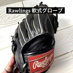 Rawlings 野球グローブ ブラック子供用のサムネイル