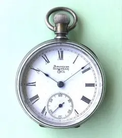 ウォルサム アンティーク懐中時計 ホワイトダイヤル　Waltham Watchのサムネイル
