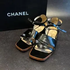 LOEWE クリスクロス ロゴ サンダル 41 ブラック ロエベ - メルカリ