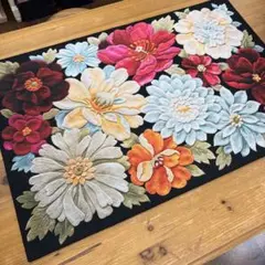 花柄室内用玄関マット