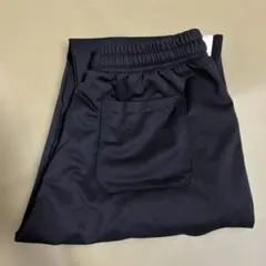 ブラックジョガーパンツ サイドストライプ