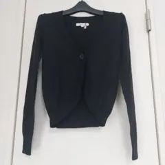 MK KLEIN ブラック カーディガン 38　クリーニング済み