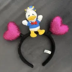 ドナルドダック ハート型カチューシャ