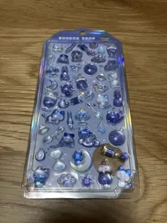 ボンボンドロップシール　よるねこボンボン　シャーベット