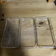 iPhone17用シリコンクリアケース 3個セット