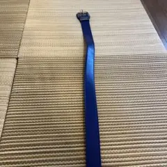 ネイビー 合成皮革 ベルト