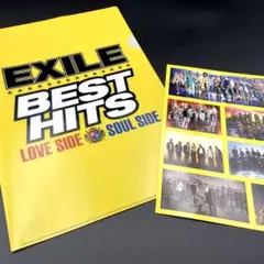 【未使用品】 EXILE BEST HITS クリアファイル＆ステッカーセット