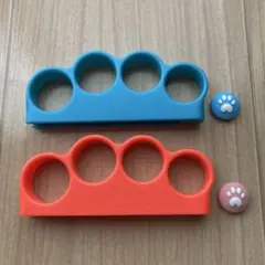 コントローラーグリップ　switch対応　ジョイコン用　2個セット　赤＆青