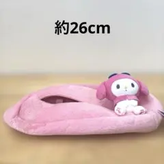 【新品タグ付】 マイメロディ　マスコット付きおすわりティッシュボックスカバー