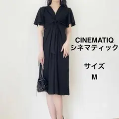 シネマティック ホリデーワンピース 黒　M　マジカルポケット　谷間死守　元鈴木のサムネイル